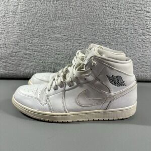 Nike Air Jordan‎ Retro 1 Triple White Mens 11.5 High Top 554724-102